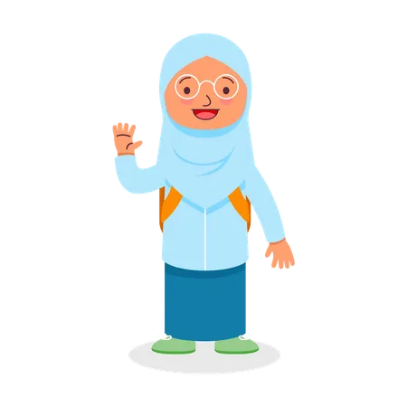 muslim student cliparts
