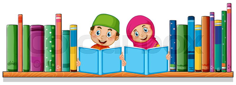 muslim student cliparts