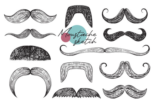 Mustache Sketch Images – Browse 27,311 Stock Photos, Vectors, and ...