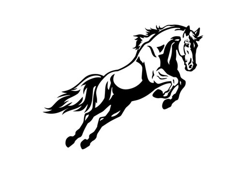 mustang horse clipart