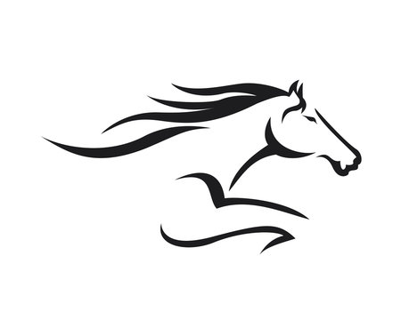mustang horse cliparts