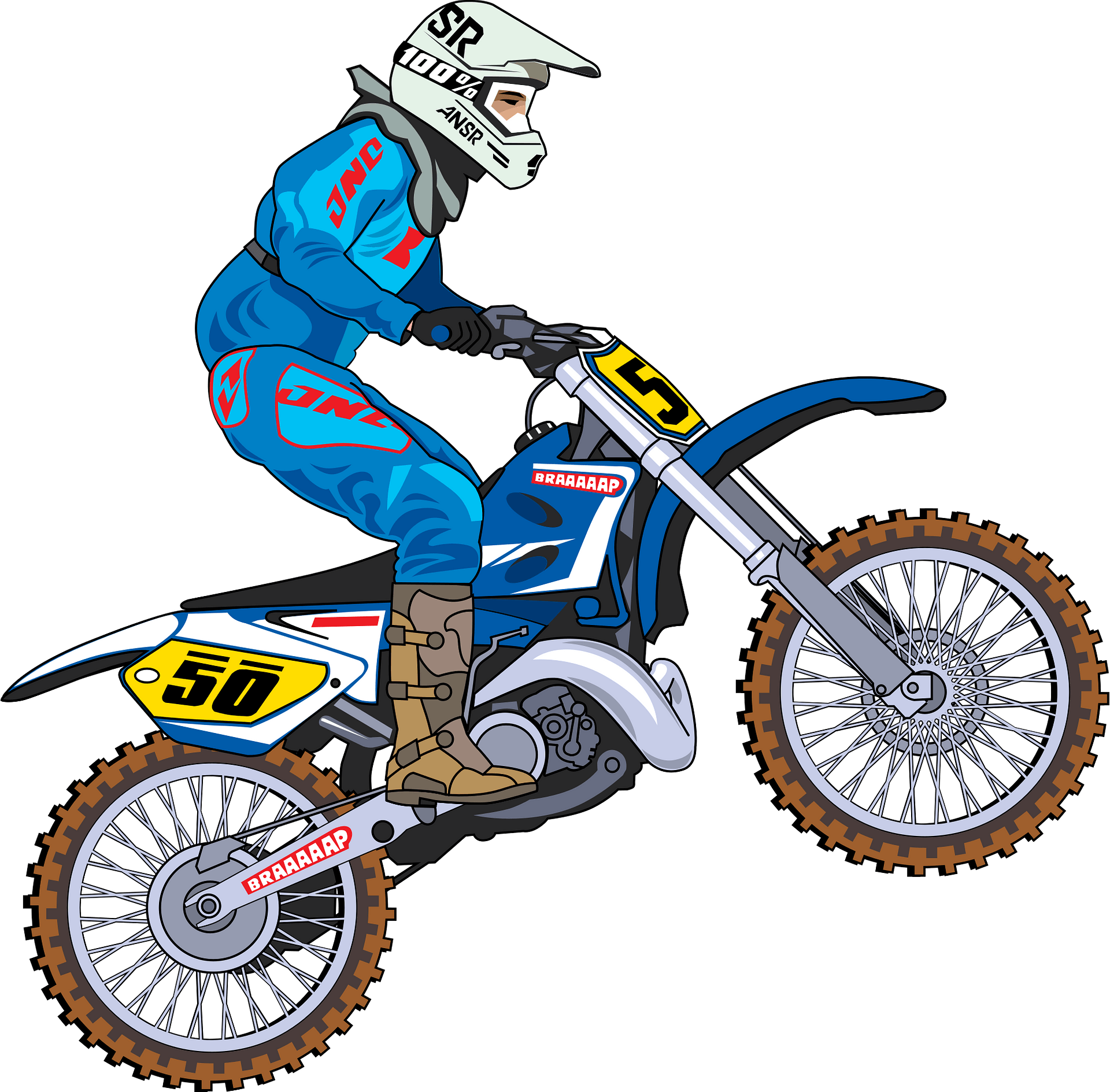 Motocross - Free vector clipart images on clipart library.com