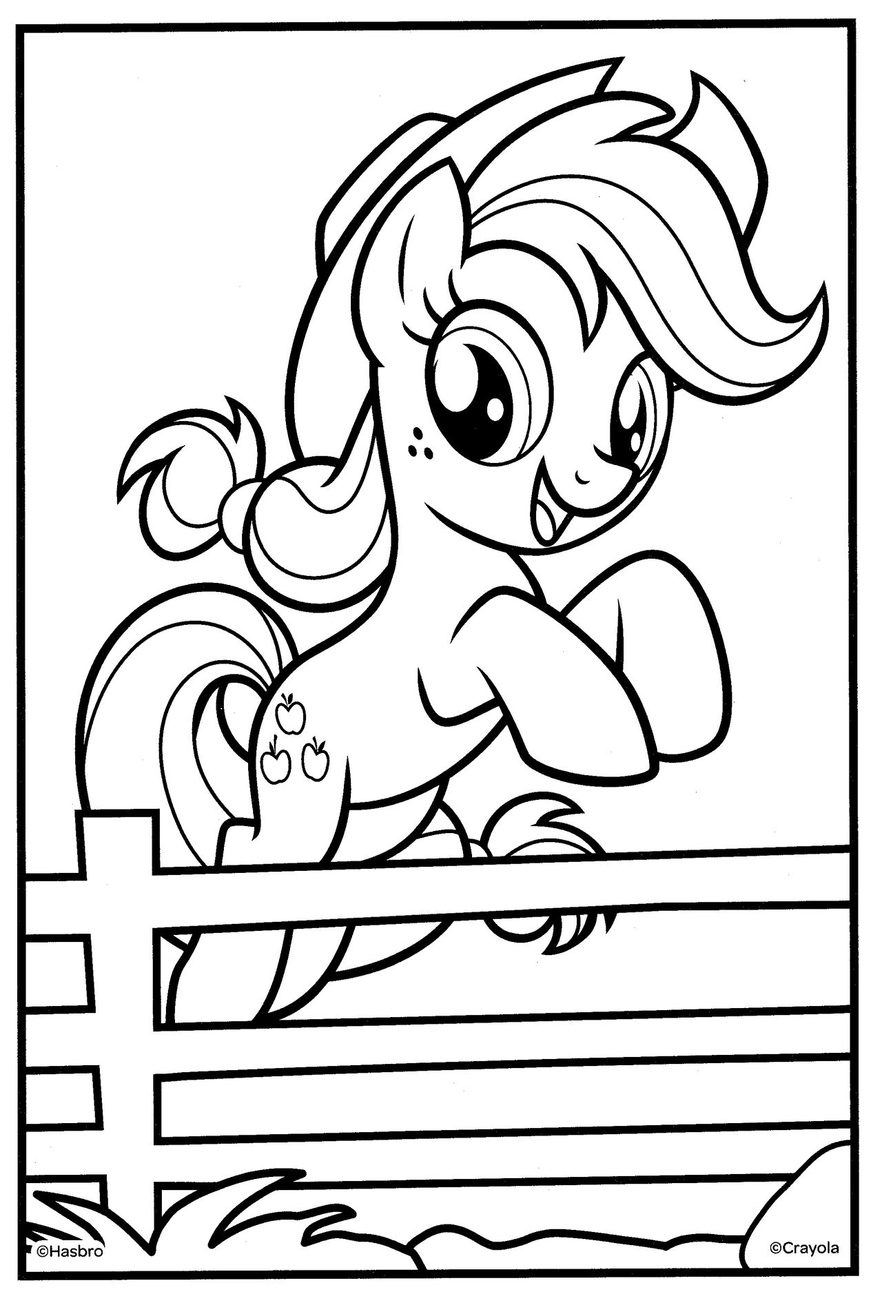 my little pony coloring page