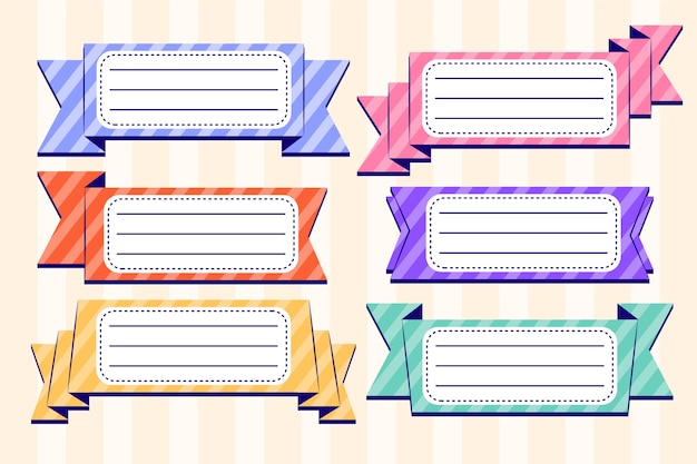 name label cliparts