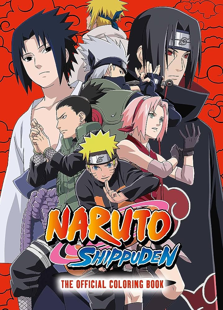naruto coloring book