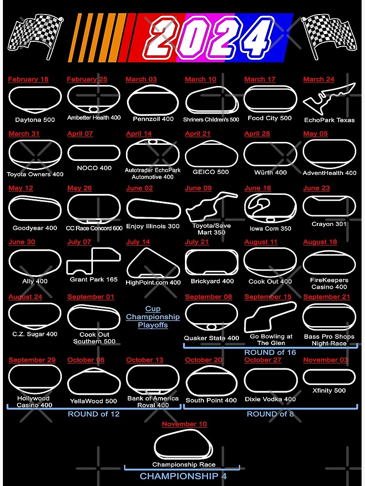 nascar cliparts 2024