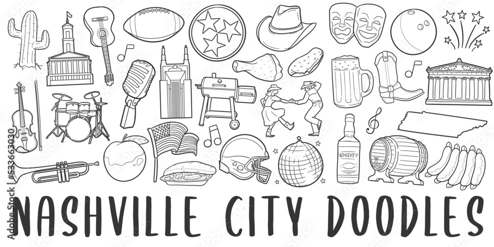 nashville cliparts
