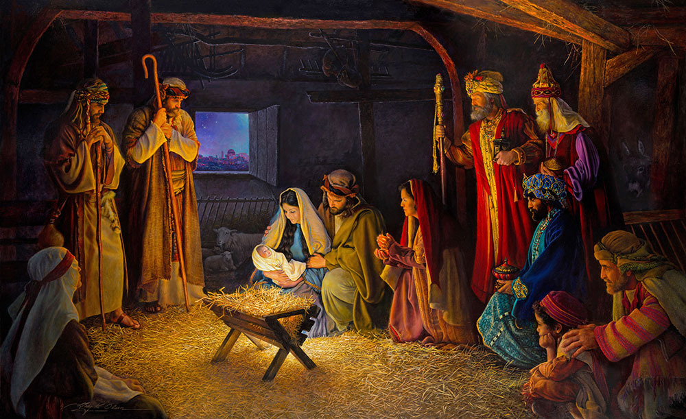 Nativity shop scene pictures