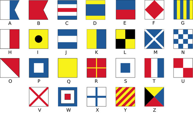 nautical flag cliparts