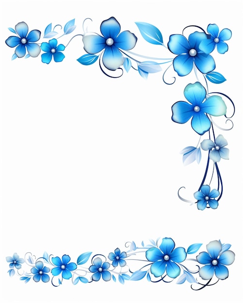 navy floral cliparts 2024