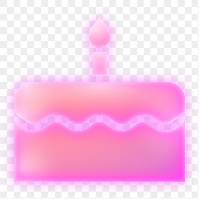 neon cake cliparts