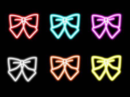 neon ribbon cliparts
