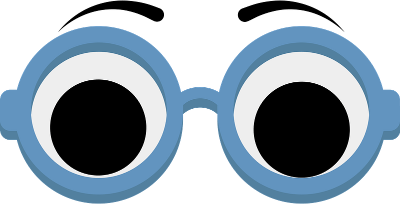 Nerd glasses - Free vector clipart images on clipart library.com