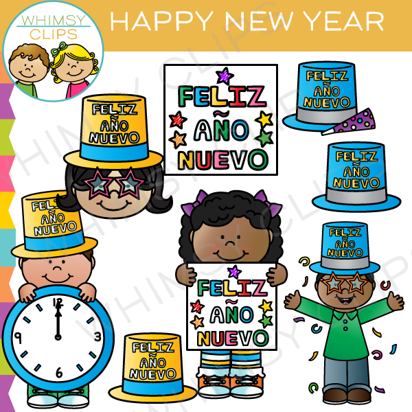 Happy New Year Clip Art – Whimsy Clips