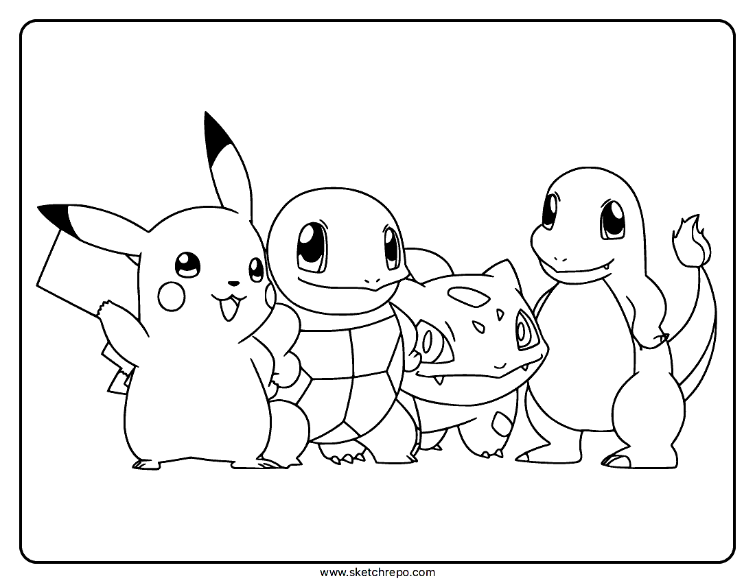 new pokemon coloring pages