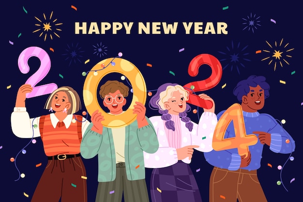 Page 3 | New Years Character Images - Free Download on clipart library