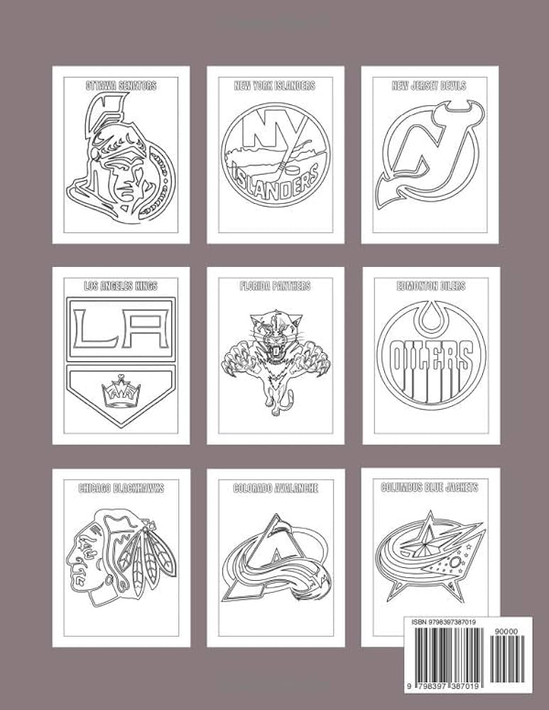 Nhl Coloring Logos