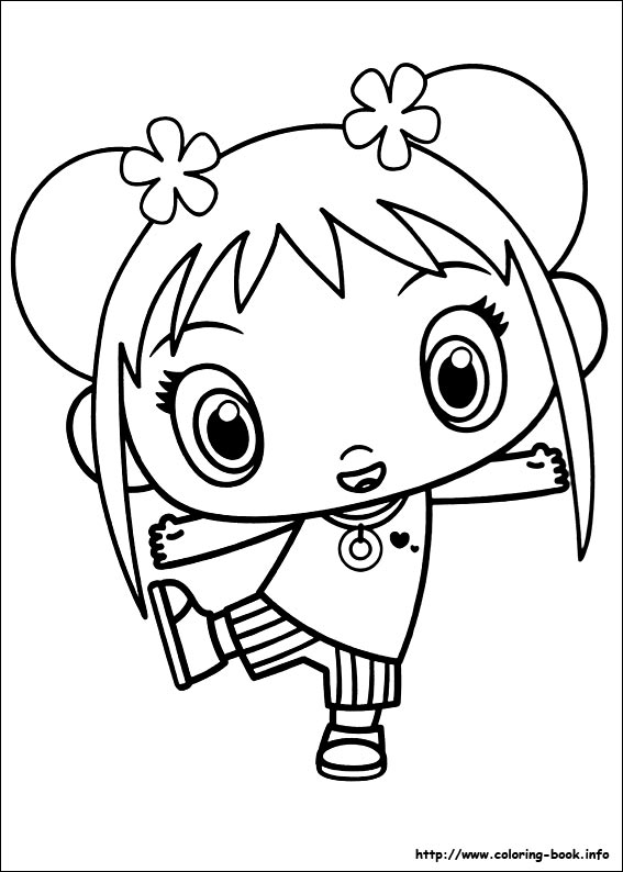 ni hao kai lan coloring pages free