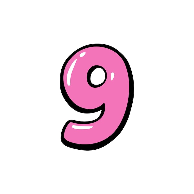 nine cliparts