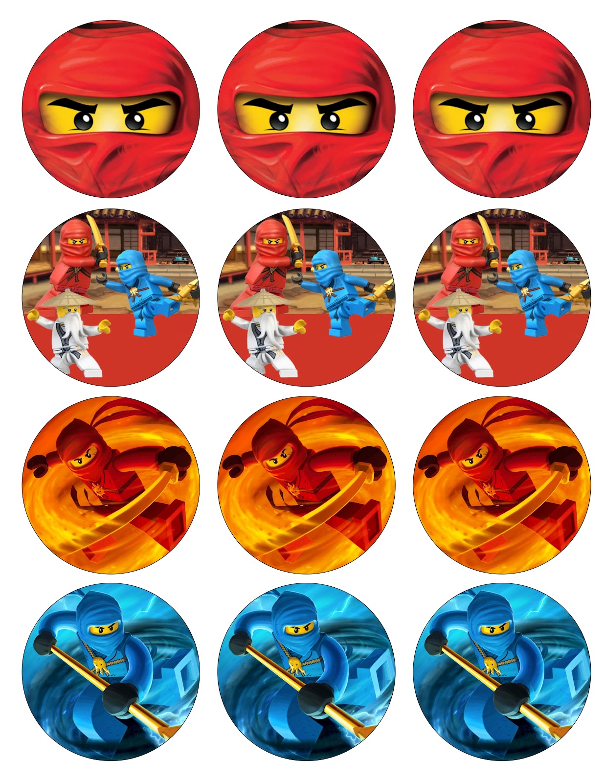 ninjago birthday cliparts