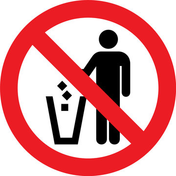 no littering cliparts