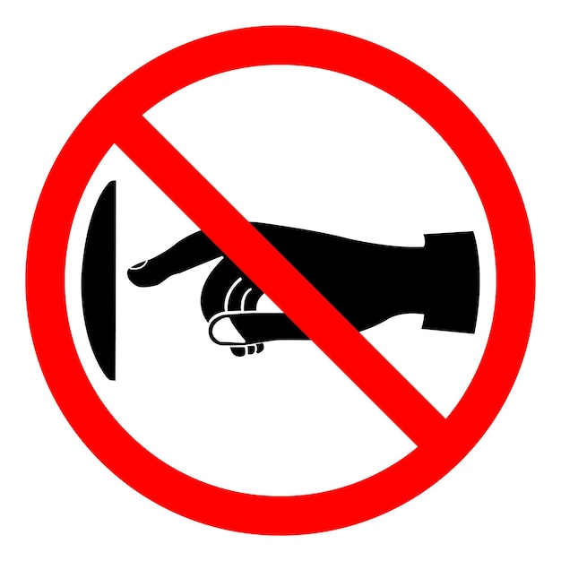 Do Not Touch Images - Free Download on clipart library