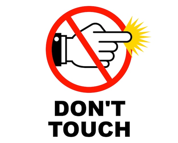 no touching cliparts 2024