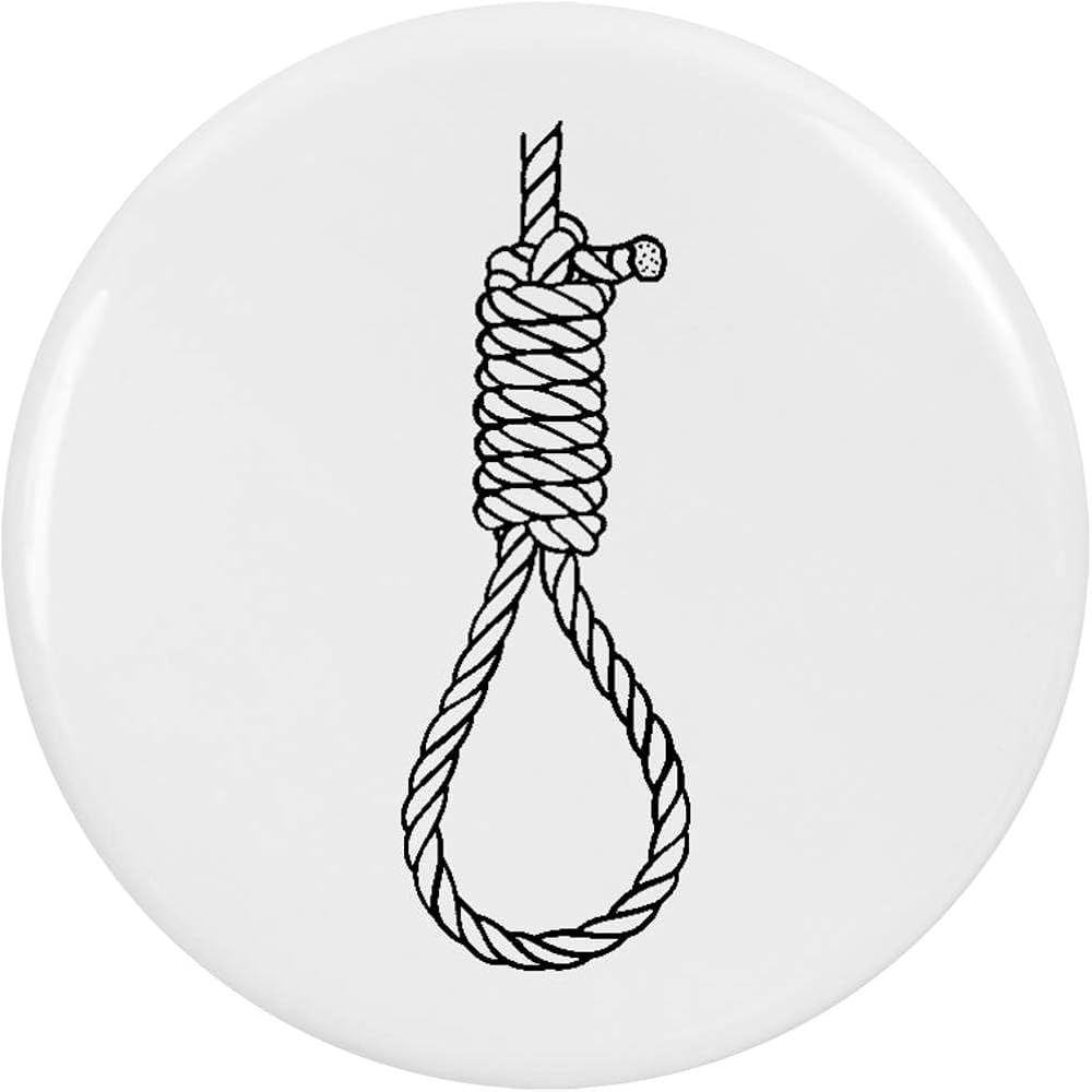 Noose Button Pin Badges (BB023382)