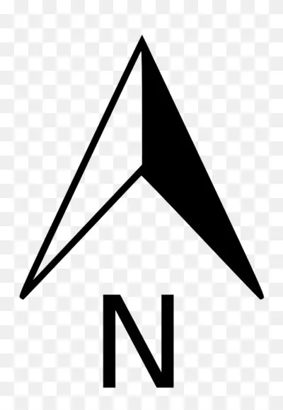 north arrow image