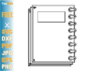 notebook clipart free Archives | Teesvg | SVG Cut Files Shop