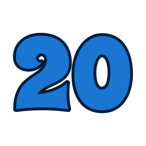 number 20 cliparts