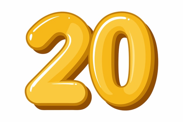 number 20 cliparts