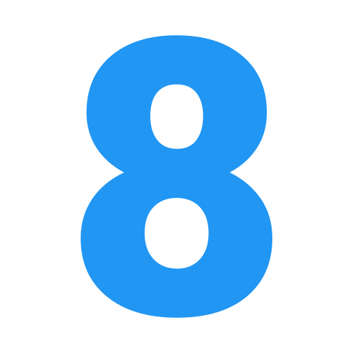 number 8