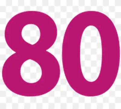 number 80 cliparts