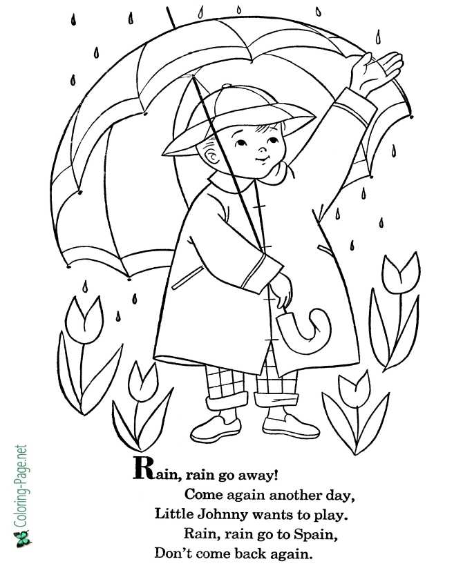 nursery rhyme coloring pages