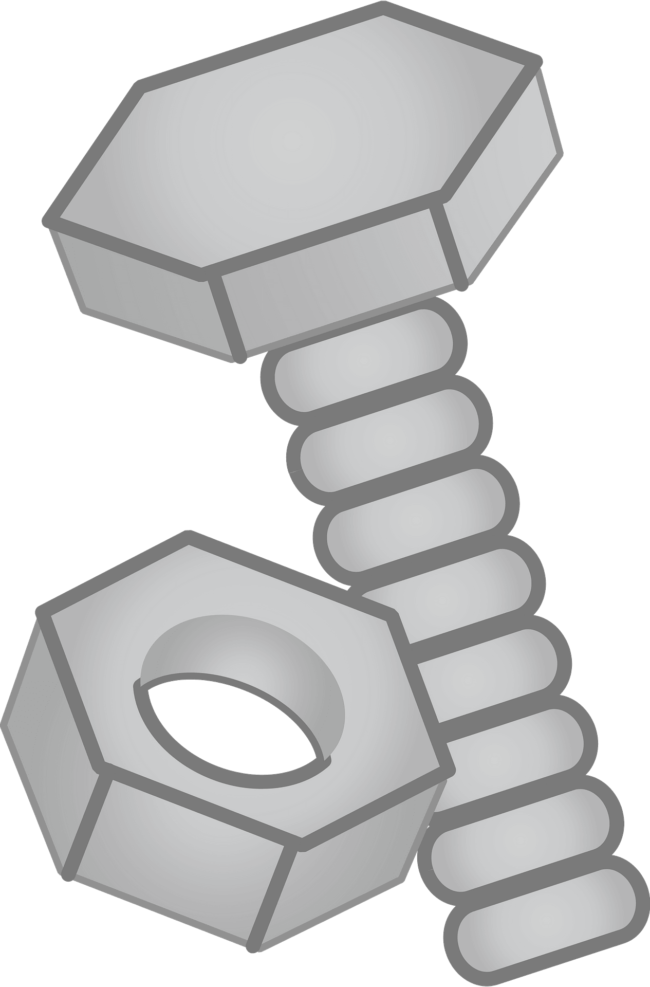 nuts and bolts clipart
