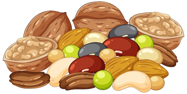 Nutty Clipart Design Vectors &amp; Illustrations for Free Download ...