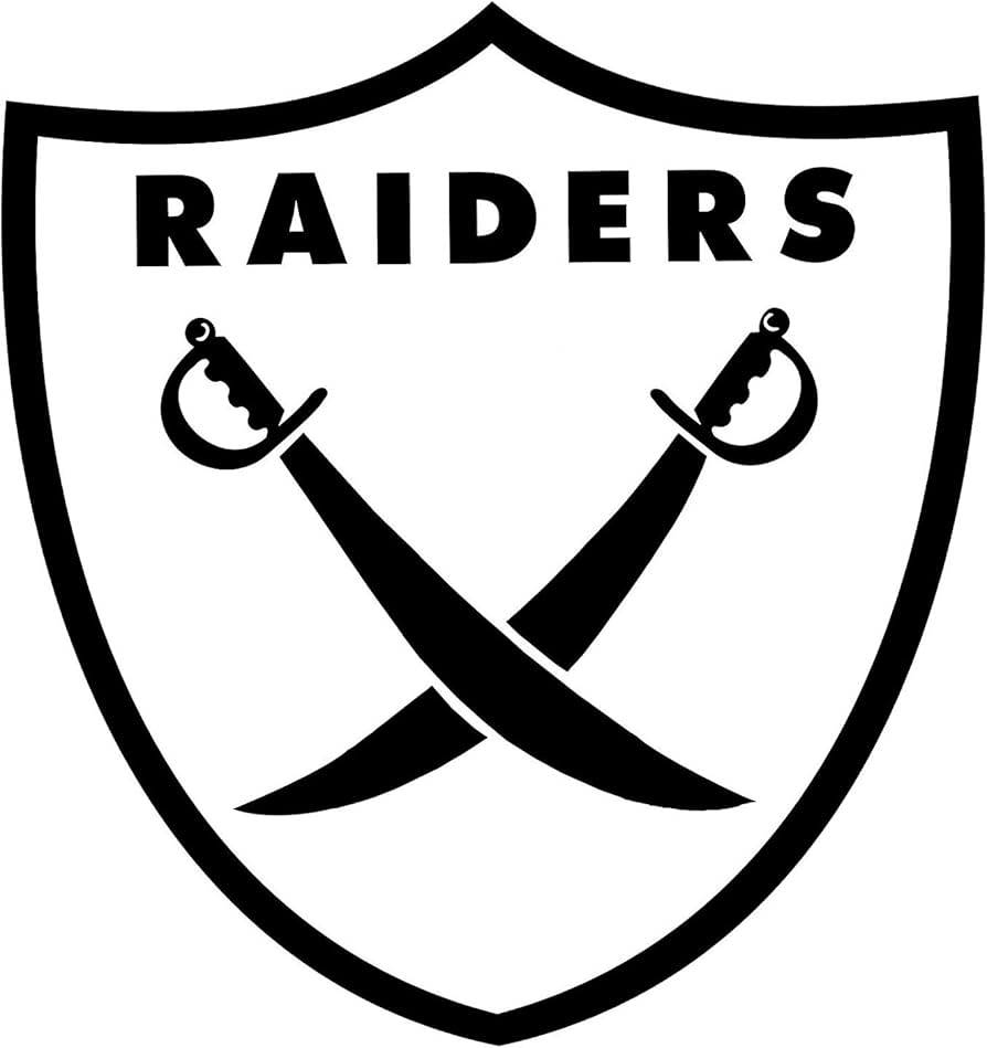 oakland raiders stencil