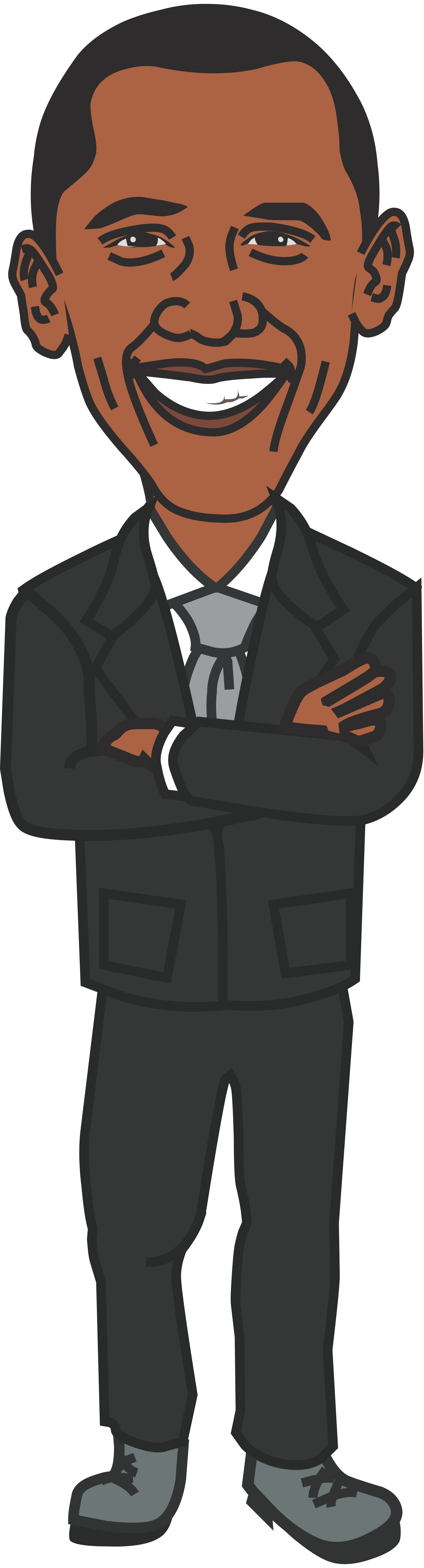 President Barack Obama - Free vector clipart images on clipart library.com