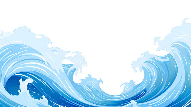 ocean wave cliparts 2024