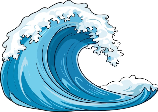 ocean waves clipart