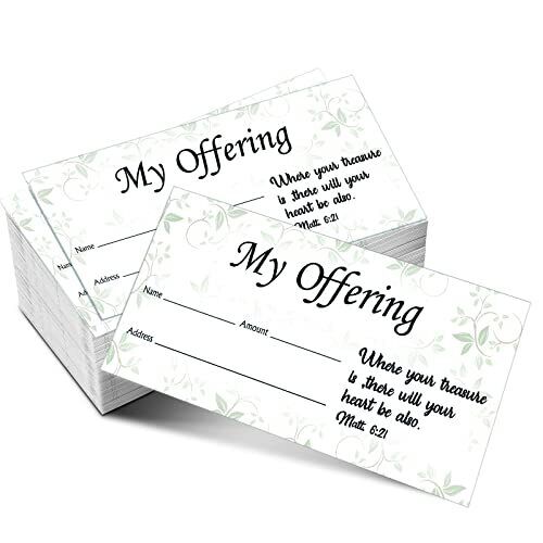 200 Pieces Church Offering Envelopes My Offering Bill Size ...
