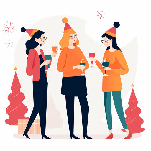 office christmas cliparts