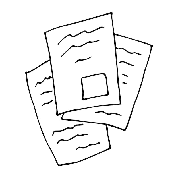 office paper cliparts