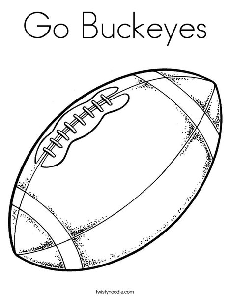 ohio state football coloring pages