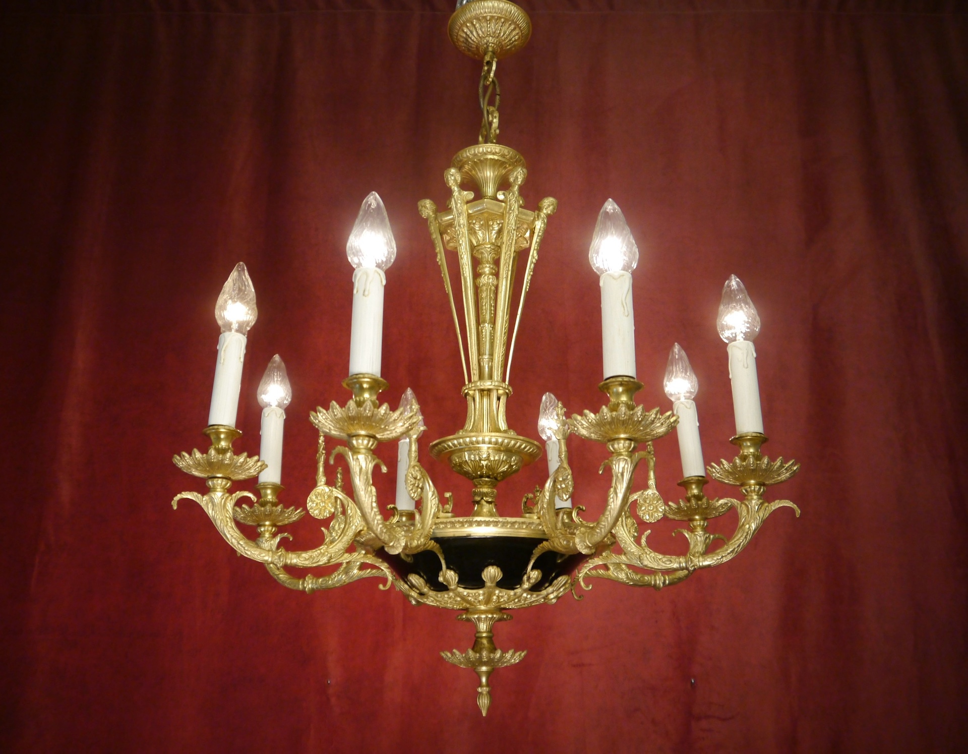 old chandeliers
