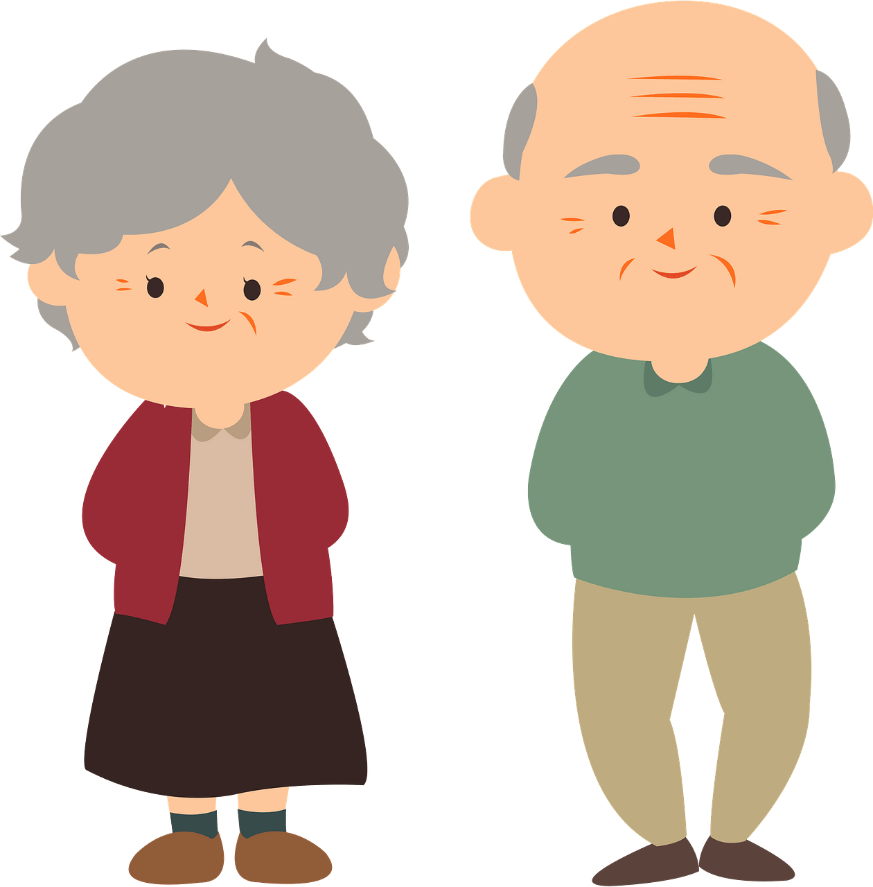 Old Couple - Free vector clipart images on clipart library.com
