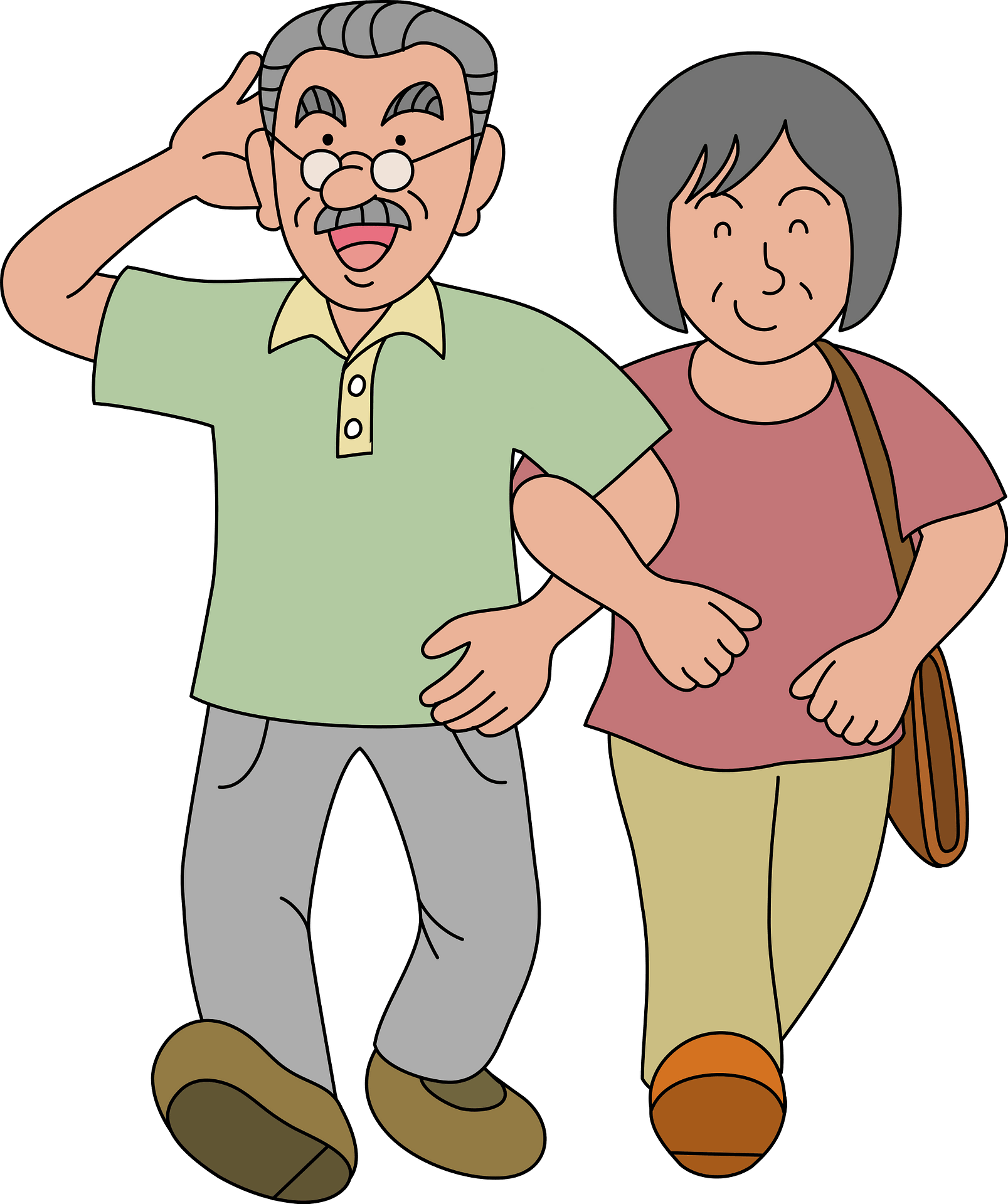 Old Couple - Free vector clipart images on clipart library.com