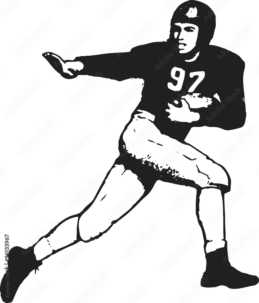 old football cliparts