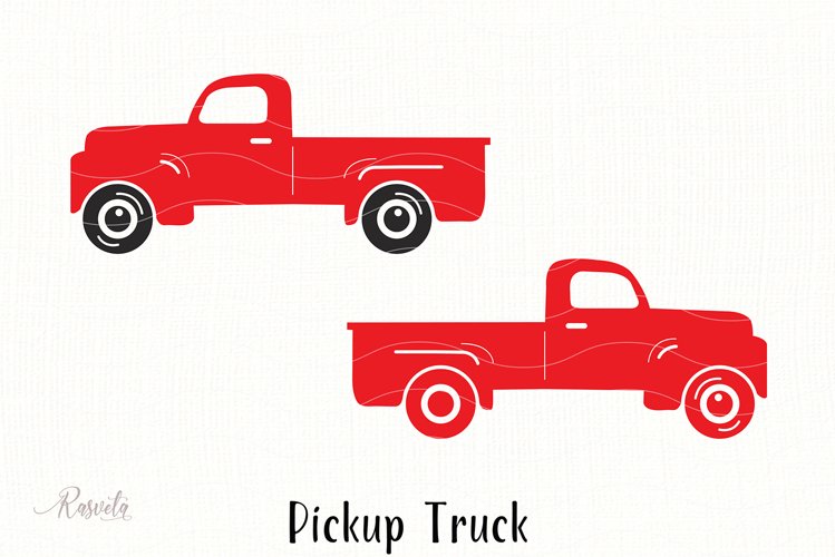 Vintage Pickup Old Farm Truck Clipart